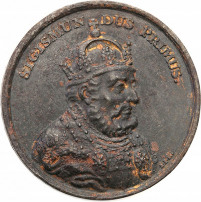 Polska medal Zygmunt I Stary żeliwo XIX w. st.3