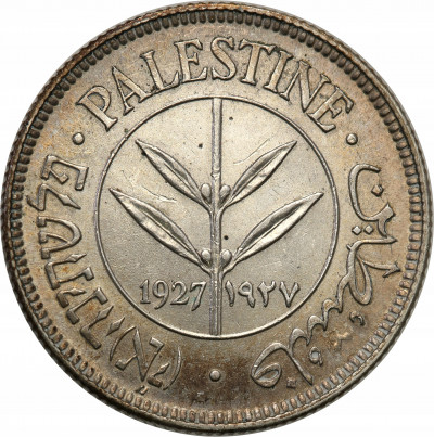 Palestyna 50 Mils 1927 st.1 PIĘKNE