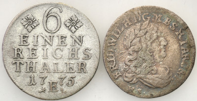 Niemcy Prusy 2 monety Królewiec st.3
