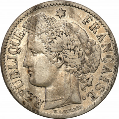 Francja 2 franki 1887 A st.3+