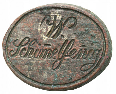 Pieczątka imienna XIX w.