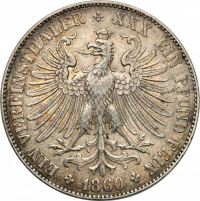 Niemcy Frankfurt TALAR 1860 st.2-