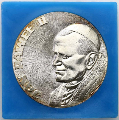 Medal Jan Paweł II Pierwszy Papież SREBRO st.1