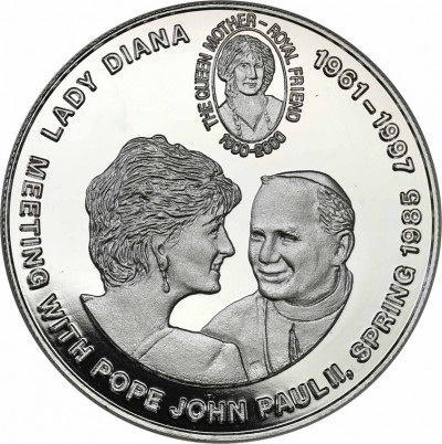 Kongo 5 franków 2000 Jan Paweł II st.L