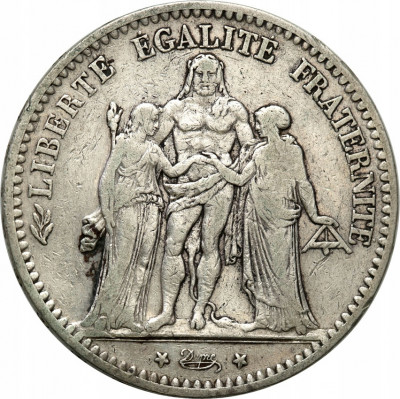 Francja 5 franków 1874 A st.3