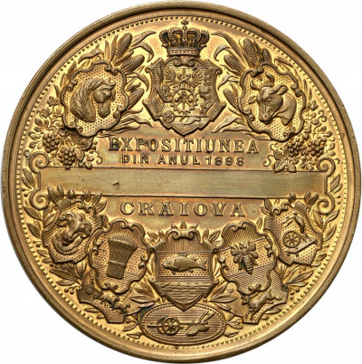 Rumunia medal 1898 Wystawa Rolnicza Craiova st.1-