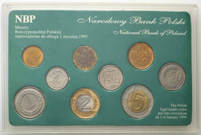 Zestaw monet obiegowych blister NBP st.1/1-