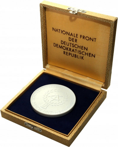 Niemcy DDR medal porcelana Miśnia st.1