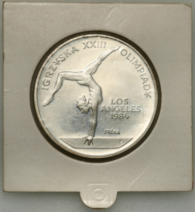 PRÓBA Srebro 500 złotych 1983 Los Angeles st.L