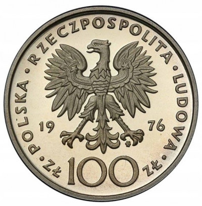 100 złotych 1976 Tadeusz Kościuszko st.L