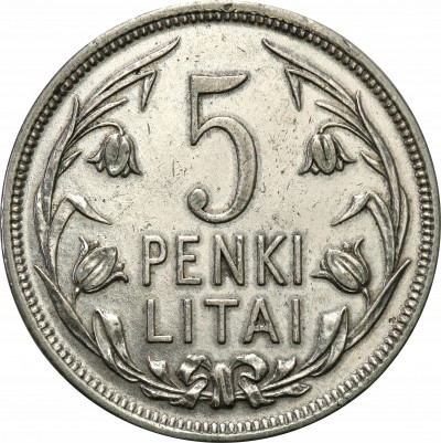 Litwa 5 Litów 1925 St.2