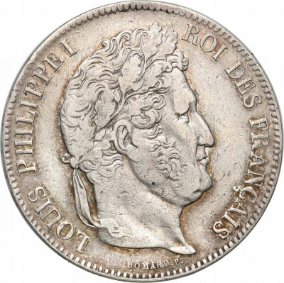 Francja 5 franków 1837 W St.3+