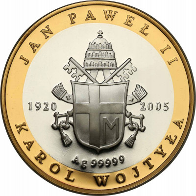 Polska medal 2005 Jan Paweł II Srebro St.L