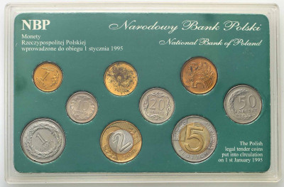 Zestaw monet obiegowych blister NBP st.1/1-