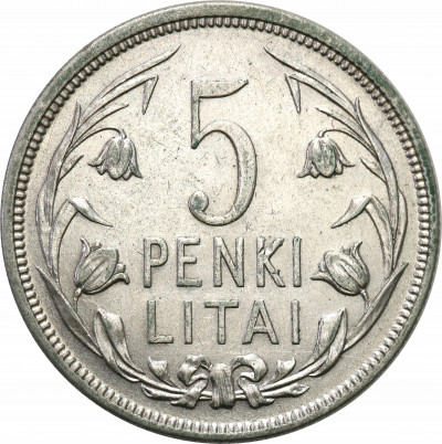 Litwa 5 Litów 1925 St.1-