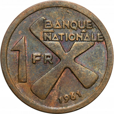 Katanga 1 frank 1961 (Kongo) st.1-