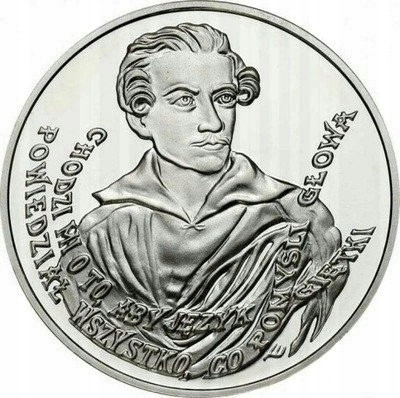 10 złotych 1999 Juliusz Słowacki st.L