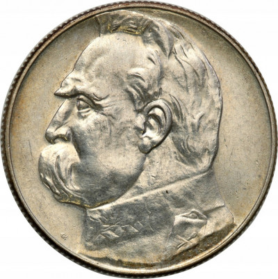 II RP 5 złotych 1938 Piłsudski st.2+ RZADSZE