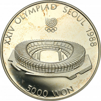 Korea Południowa 5000 Won 1987 Olimpiada st.L