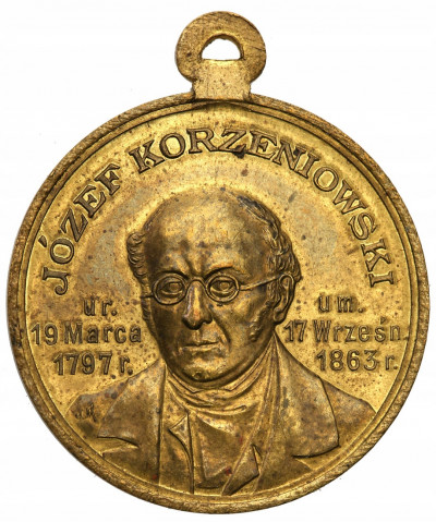 Medalik na setną rocznicę J. Korzeniowskiego 1897