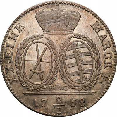 Niemcy Gulden (2/3 Talara) 1768 EDC Drezno
