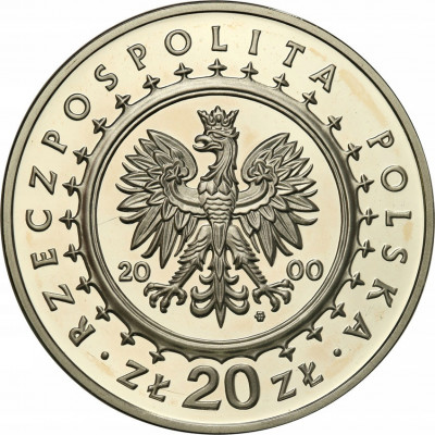 20 złotych 2000 Pałac w Wilanowie st.L