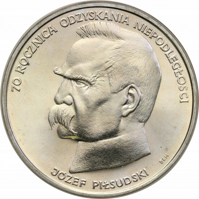 PRL 50000 zł 1988 Józef Piłsudski st.L- lustrzanka