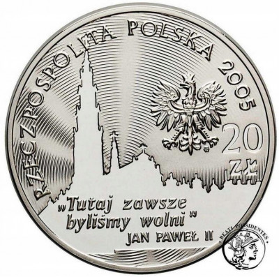 III RP 20 złotych 2005 Jasna Góra st.L