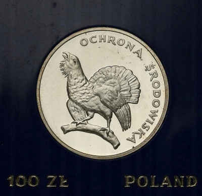 100 złotych 1980 Głuszec Ochrona Środowiska st.L