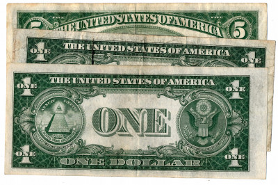 USA dolary 1934-35 lot 3 szt. st.3