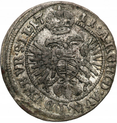 Śląsk Wrocław 3 krajcary 1711 FN st.2+