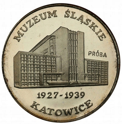 PRÓBA Ag 1000 zł 1987 Muzeum Śląskie Katowice st.L
