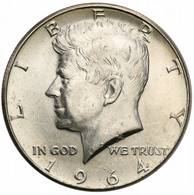 USA 1/2 dolara 1964 Kennedy SREBRO PIĘKNY