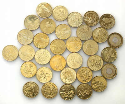 2 złote GN 1999-2005 zestaw 33 sztuk różne