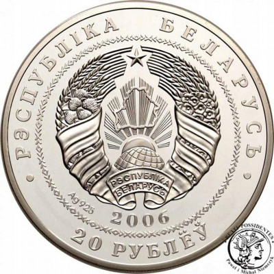 Białoruś 20 Rubli 2006 Kolarstwo st. L