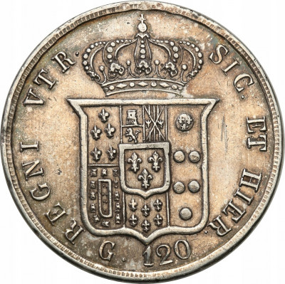 Włochy Neapol i Sycylia 120 Grana 1859 st.2-