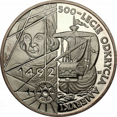 200 000 złotych 1992 Odkrycie Ameryki st.L