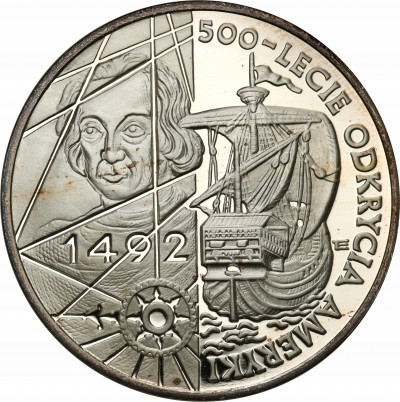 200 000 złotych 1992 Odkrycie Ameryki st.L