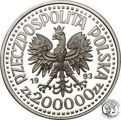 200 000 zł 1993 Kazimierz Jagiellończyk st.L