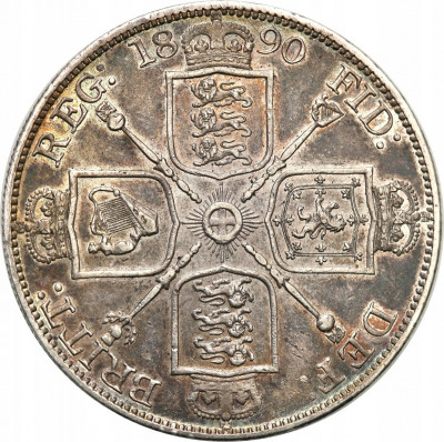 Wielka Brytania Victoria 2 floreny 1890
