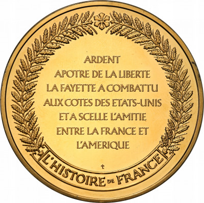 Francja medal La Fayette SREBRO