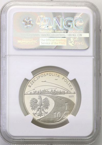 10 złotych 2003 Przemysł Naftowy NGC PF68 UC