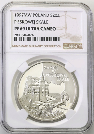 20 zł 1997 PieskowaSkała NGC PF69 UC (2 MAX)