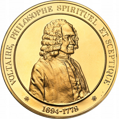 Francja medal Voltaire SREBRO