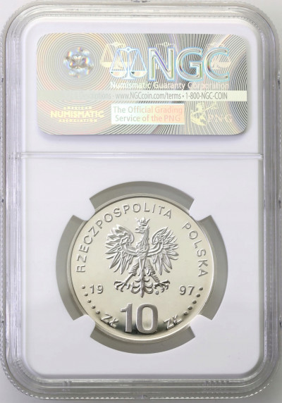 10 zł 1997 Śmierć św. Wojciecha NGC PF68 UC