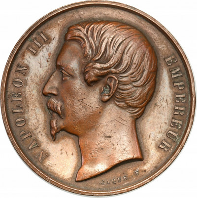 Medal międzynar. wystawa rolnicza w Paryżu 1856