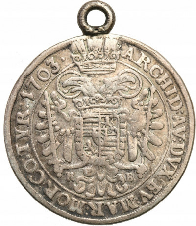 Węgry, Leopold I. 1/2 talara 1703 KB, Kremnica