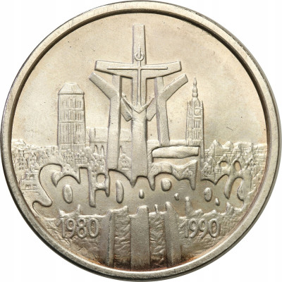 100 000 zł 1990 Solidarność typ B - RZADKI st.1
