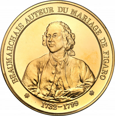 Francja medal Beaumarchais SREBRO