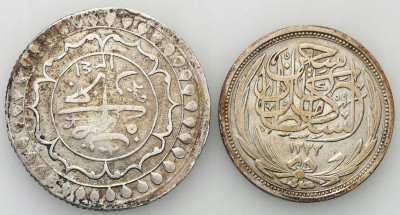 Egipt 10 piastre 1916, Turcja 2 zolota, 2 szt.